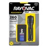 Rayovac LED Aluminum Flashlight, 3 AAA Batteries (Included), Black RN3AAA-BA